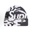 Supreme Big Logo Beanie Fw25 Grey Camo Cuffed Knit Hat
