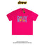 Drew Rich Rose Red Peach Letter Graphic Unisex Cotton T-shirt