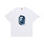 BAPE Style Winter Snow Scenery Ape Head Short-Sleeve Tee - White