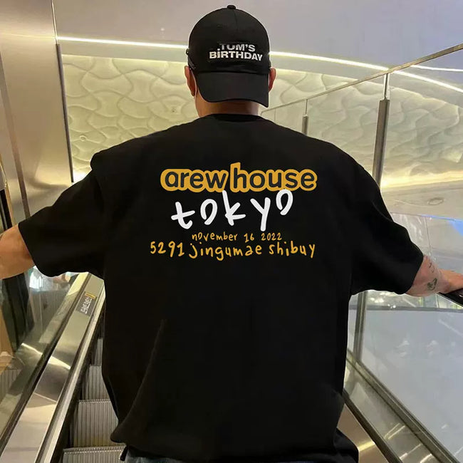 Drew House Tokyo Limited Short Sleeve Tee, Black Main Image