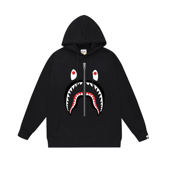 BAPE Shark Face Graphic Pullover Hoodie Hover Image