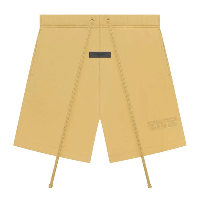 Fear of God Essentials Fleece Shorts – Goose Yellow Hover Image