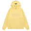 Fear of God Essentials Double Line Pullover Hoodie Lemon Yellow