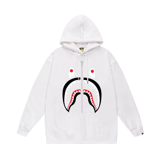 BAPE Shark Face Graphic Pullover Hoodie Main Image