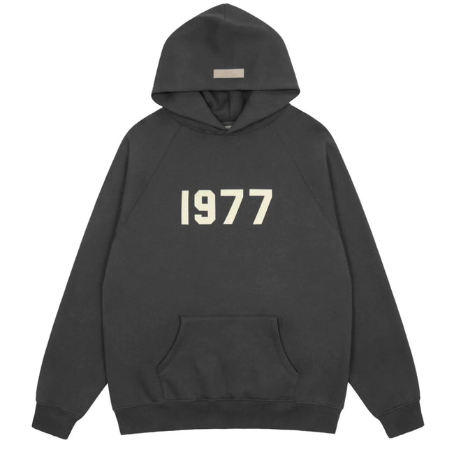 Fear of God Essentials 1977 Pullover Hoodie Iron Grey Hover Image