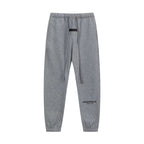 Fear of God Essentials Front & Back Logo Hoodie & Sweatpants Set Dark Heather Grey