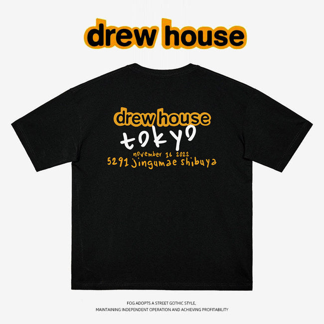 Drew House Tokyo Limited Short Sleeve Tee, Black Hover Image