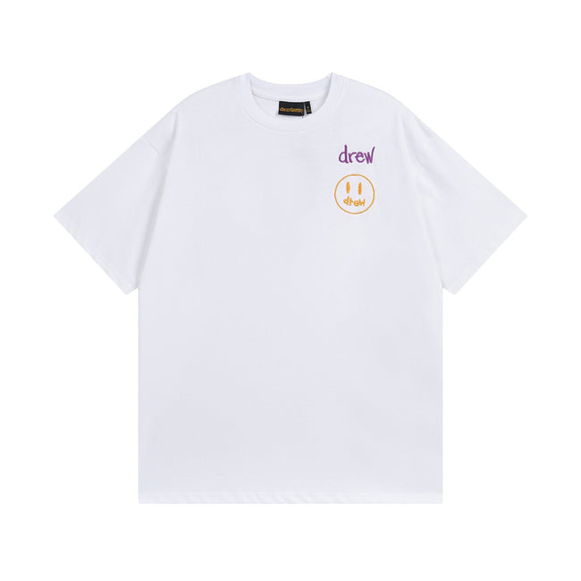 Drew House Drew Bieber Logo Short Sleeve Tee, Whitert Sleeve T-shirt Hover Image